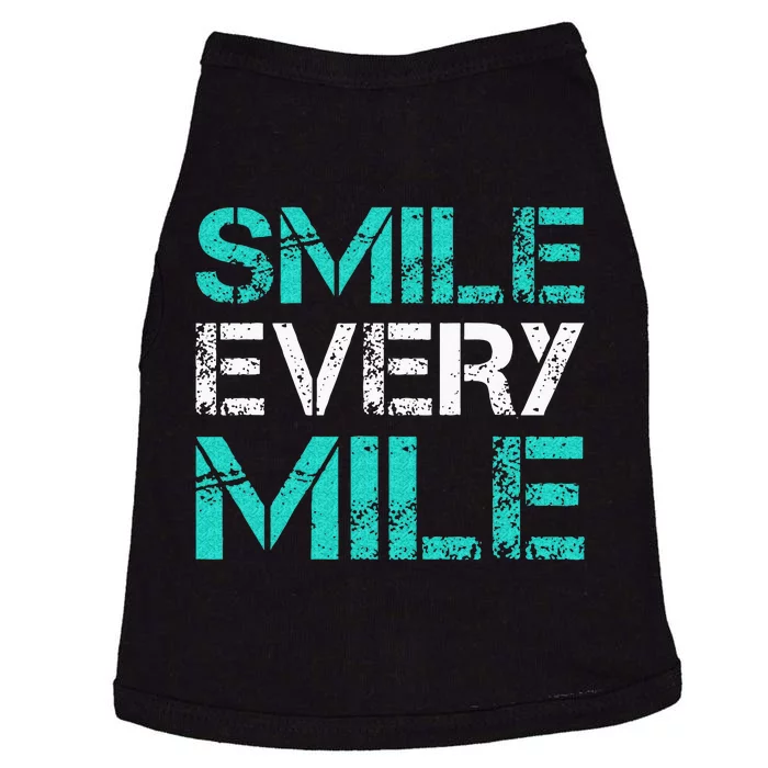 Smile Every Mile Funny Running Doggie Tank