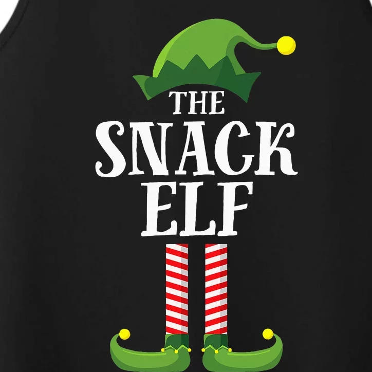 Snack Elf Matching Family Group Christmas Party Performance Tank