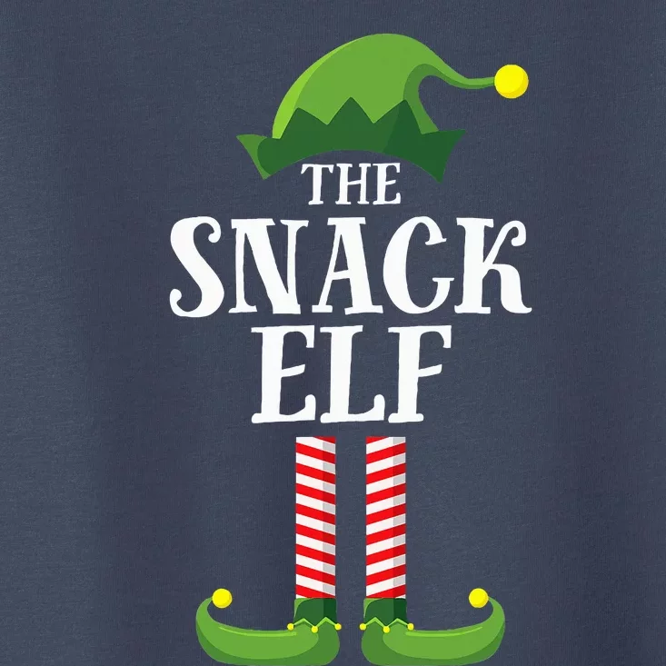 Snack Elf Matching Family Group Christmas Party Toddler T-Shirt