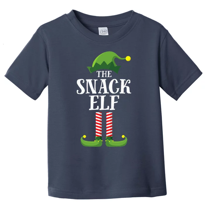 Snack Elf Matching Family Group Christmas Party Toddler T-Shirt