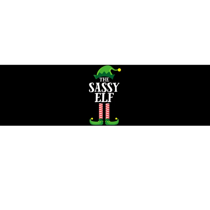 Sassy Elf Matching Family Group Christmas Party Bumper Sticker