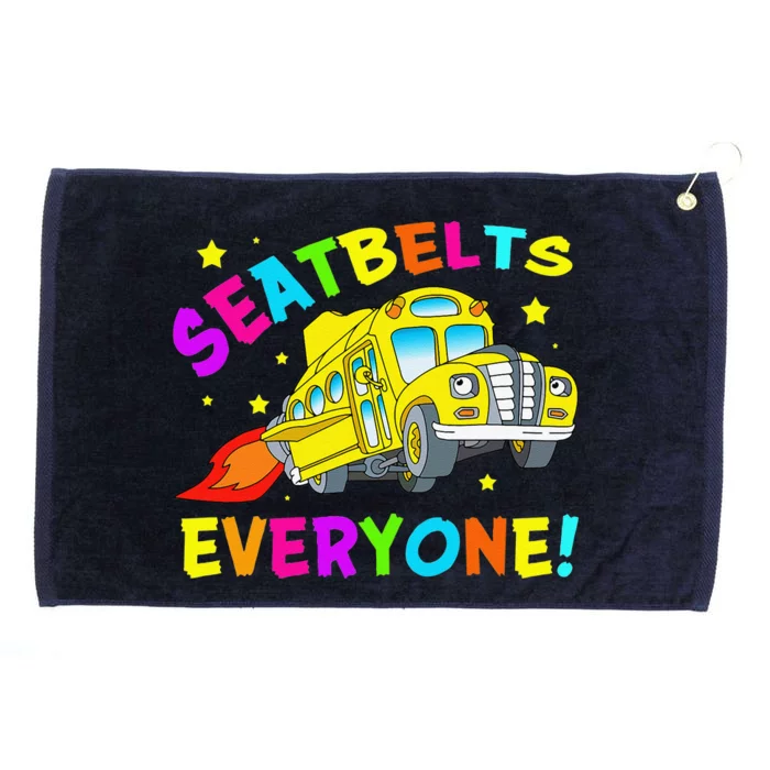 Seatbelts Everyone Magic School Bus Driver Halloween Costume Grommeted Golf Towel