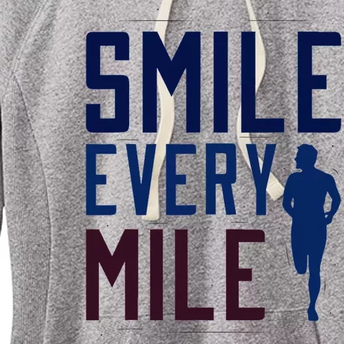 Smile Every Mile Jogging And Running Inspiration Women's Fleece Hoodie