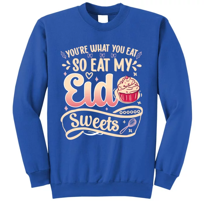 Sweets Eid Mubarak For Muslim Al Fitr / Al Adha Cute Gift Tall Sweatshirt