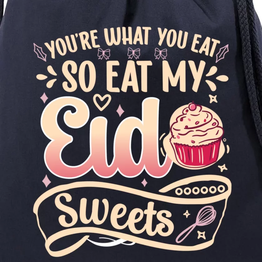 Sweets Eid Mubarak For Muslim Al Fitr / Al Adha Cute Gift Drawstring Bag