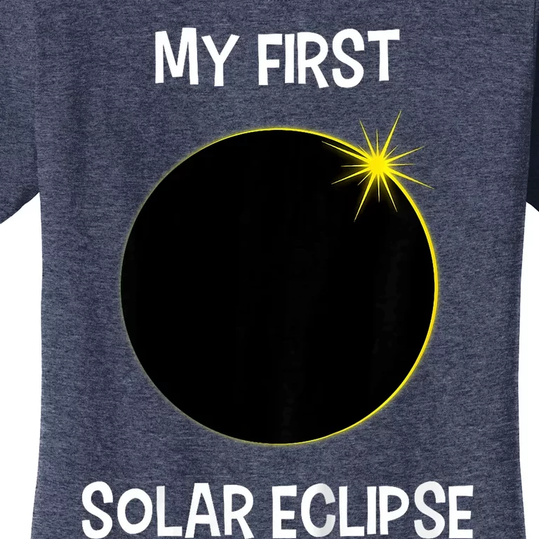 Solar Eclipse My First Solar Eclipse 2024 Eclipse Women's T-Shirt