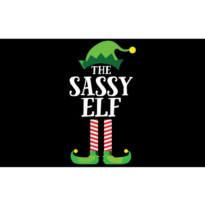 Sassy Elf Matching Family Group Christmas Party Bumper Sticker