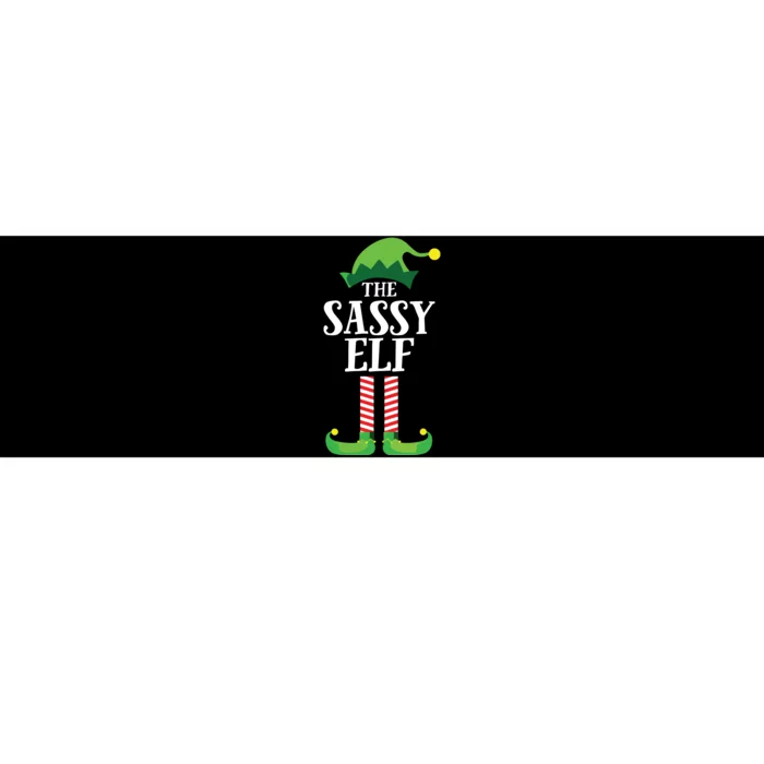 Sassy Elf Matching Family Group Christmas Party Bumper Sticker