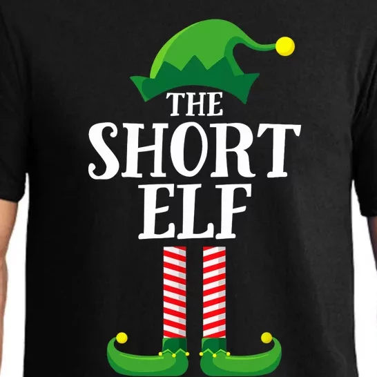 Short Elf Matching Family Group Christmas Party Pajama Set