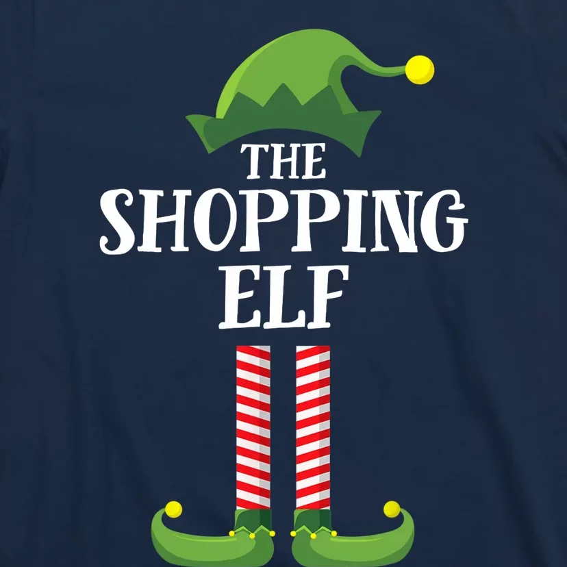 Shopping Elf Matching Family Group Christmas Party T-Shirt