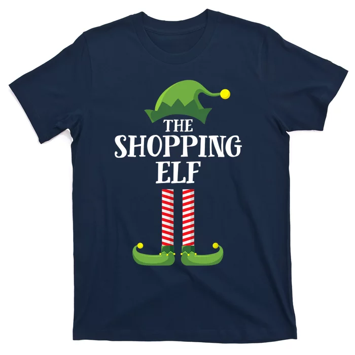 Shopping Elf Matching Family Group Christmas Party T-Shirt