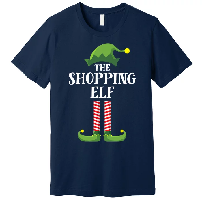 Shopping Elf Matching Family Group Christmas Party Premium T-Shirt