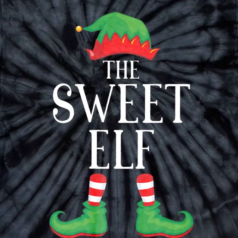 Sweet Elf Matching Group Xmas Funny Family Christmas Tie-Dye T-Shirt