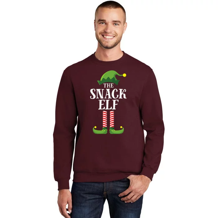 Snack Elf Matching Family Group Christmas Party Tall Sweatshirt