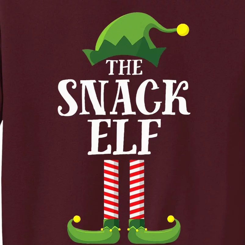 Snack Elf Matching Family Group Christmas Party Tall Sweatshirt