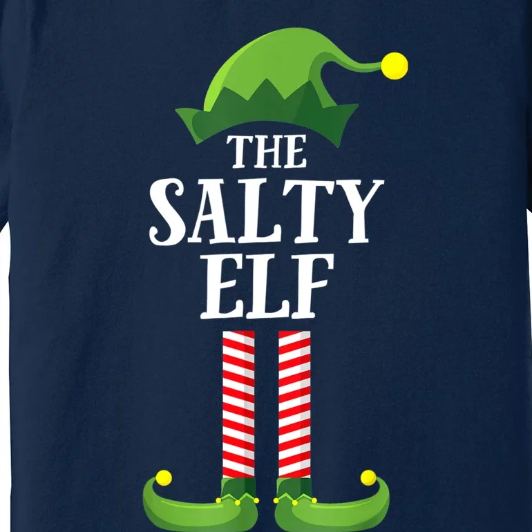 Salty Elf Matching Family Group Christmas Party Funny Elf Premium T-Shirt