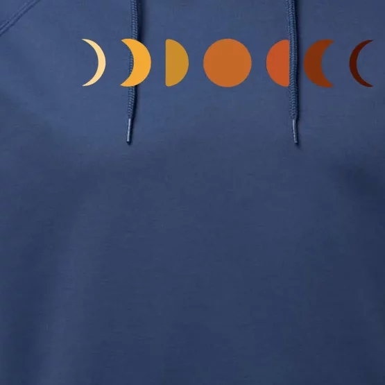 Solar Eclipse Moon Performance Fleece Hoodie