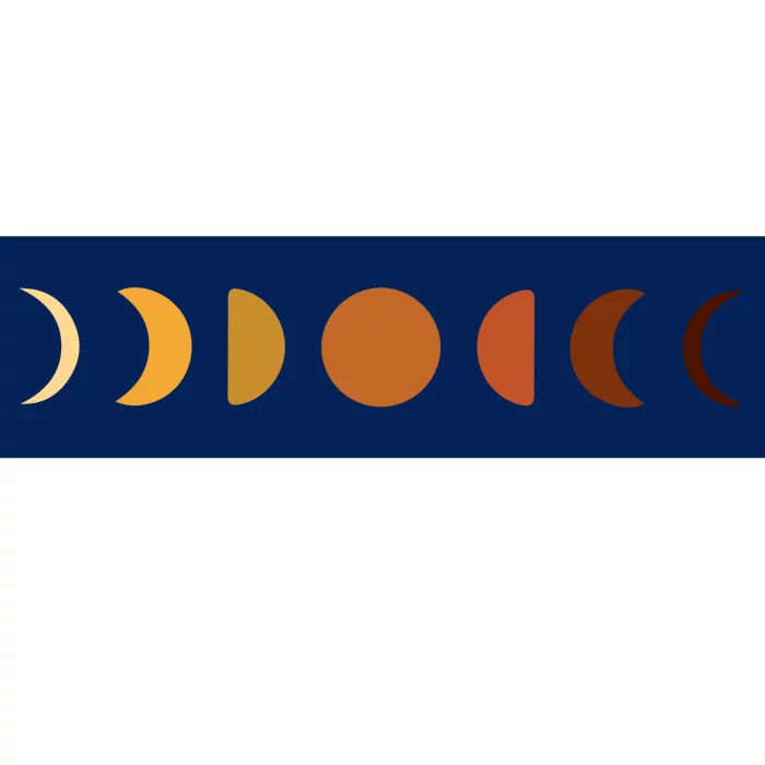 Solar Eclipse Moon Bumper Sticker