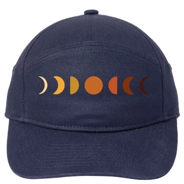 Solar Eclipse Moon 7-Panel Snapback Hat