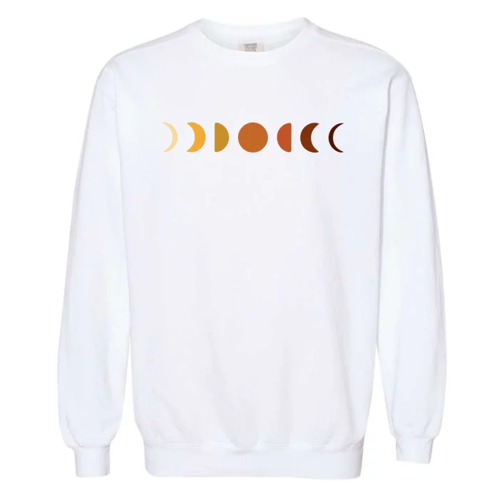 Solar Eclipse Moon Garment-Dyed Sweatshirt