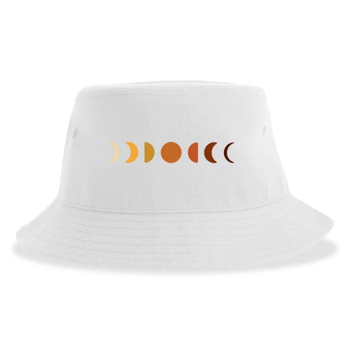 Solar Eclipse Moon Sustainable Bucket Hat