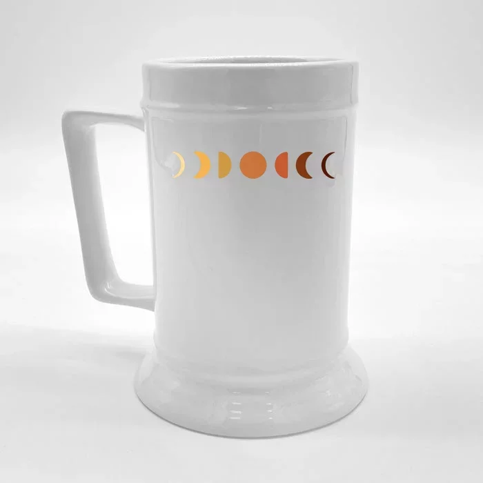 Solar Eclipse Moon Front & Back Beer Stein