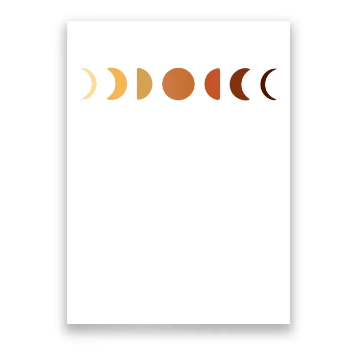 Solar Eclipse Moon Poster