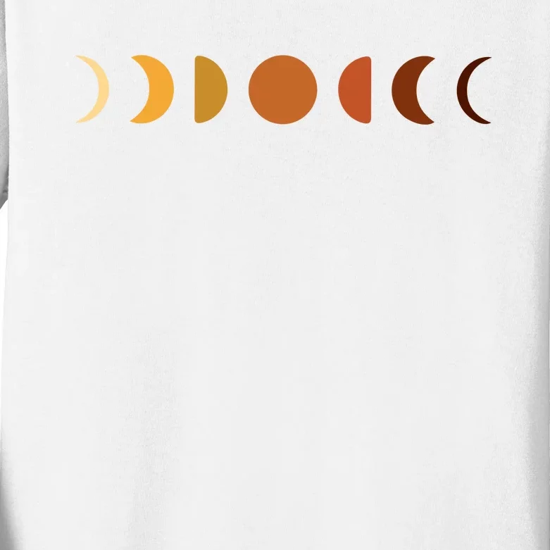 Solar Eclipse Moon Kids Long Sleeve Shirt