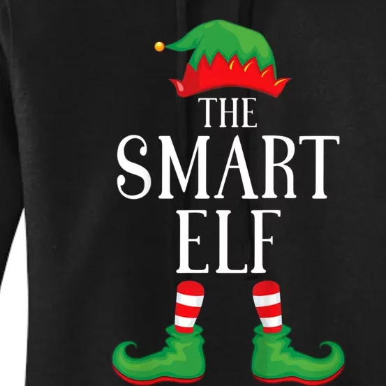 Smart Elf Matching Group Xmas Funny Family Christmas Women's Pullover Hoodie