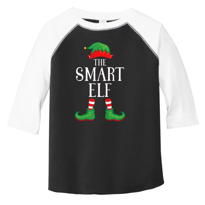 Smart Elf Matching Group Xmas Funny Family Christmas Toddler Fine Jersey T-Shirt