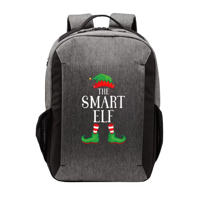 Smart Elf Matching Group Xmas Funny Family Christmas Vector Backpack