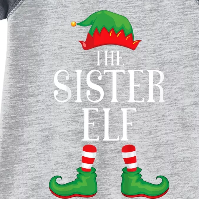 Sister Elf Matching Group Xmas Funny Family Christmas Infant Baby Jersey Bodysuit