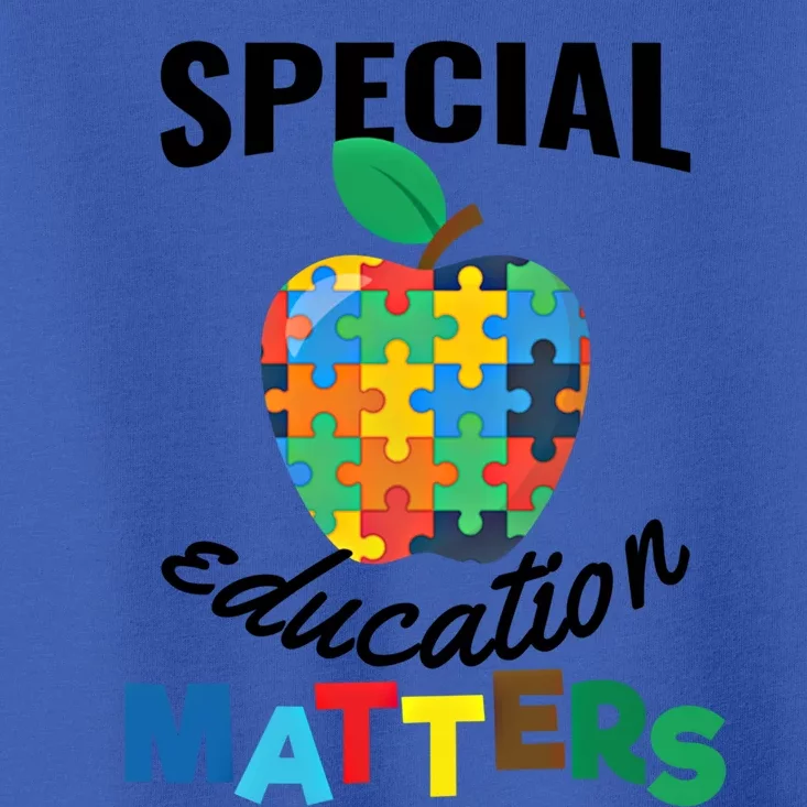 Special Education Matters Autism Awareness Gift Cool Gift Toddler T-Shirt