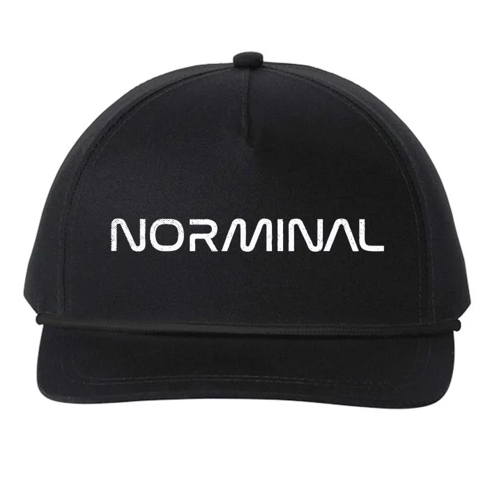 Space Exploration Nominal Joke Trajectory Spacecraft Nominal Snapback Five-Panel Rope Hat