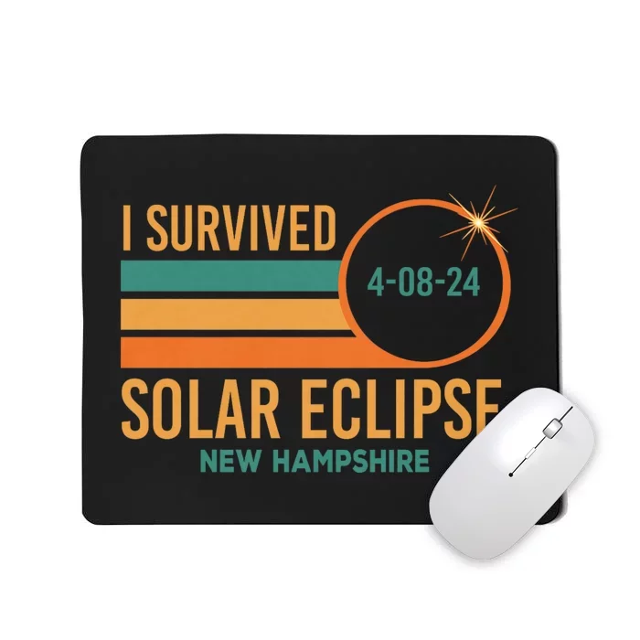 Solar Eclipse New Hampshire April 8 2024 Survived Mousepad