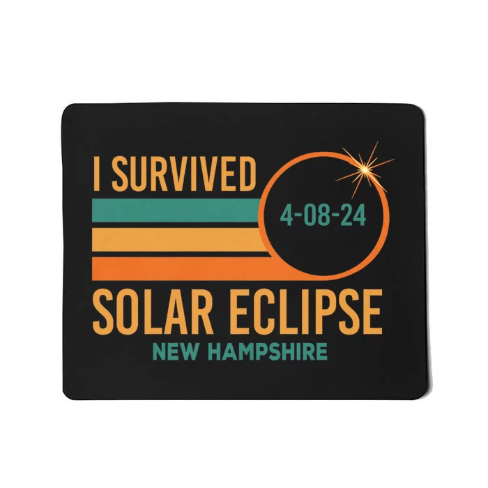 Solar Eclipse New Hampshire April 8 2024 Survived Mousepad