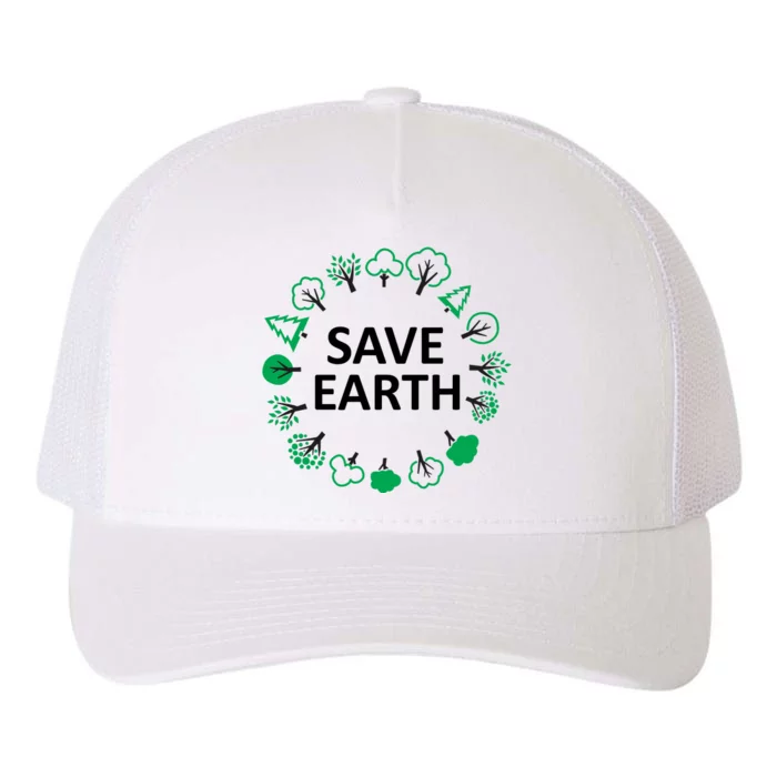 Save Earth Nature Trees Yupoong Adult 5-Panel Trucker Hat