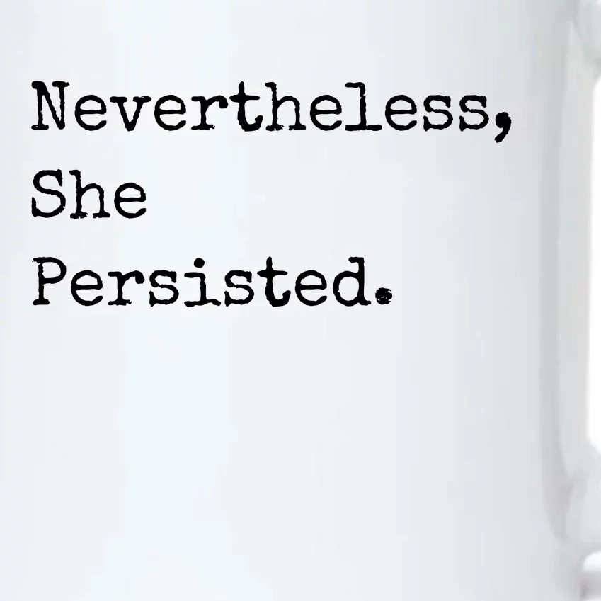 Senator Elizabeth Warren Nevertheless, She Persisted. Black Color Changing Mug