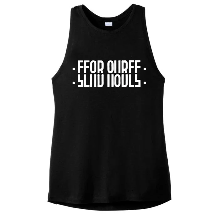 Send Nudes Funny Meme Secret Message Ladies Tri-Blend Wicking Tank