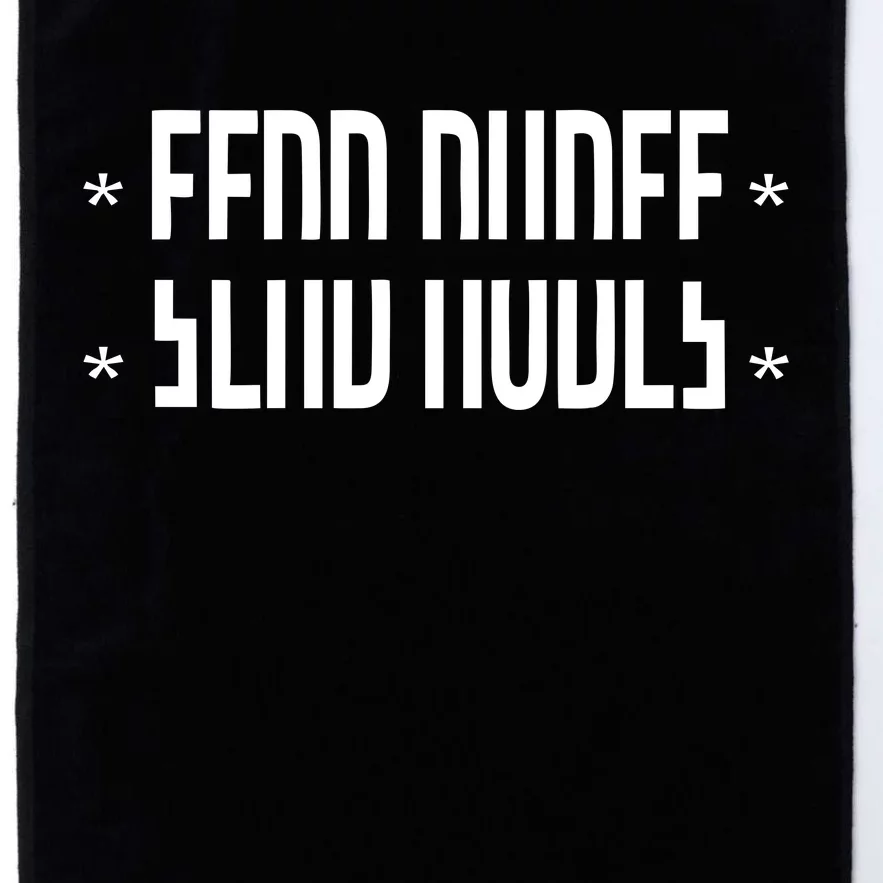 Send Nudes Hidden Message Platinum Collection Golf Towel