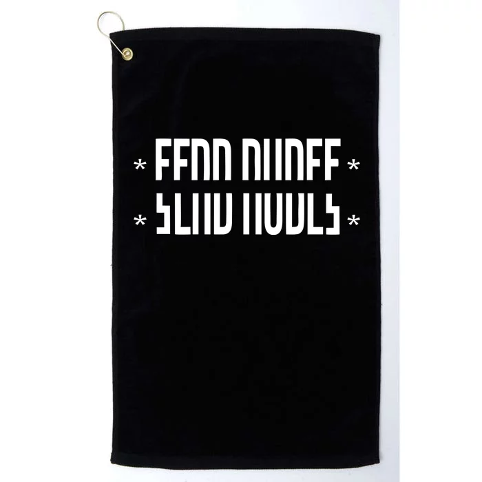 Send Nudes Hidden Message Platinum Collection Golf Towel