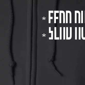 Send Nudes Hidden Message Full Zip Hoodie