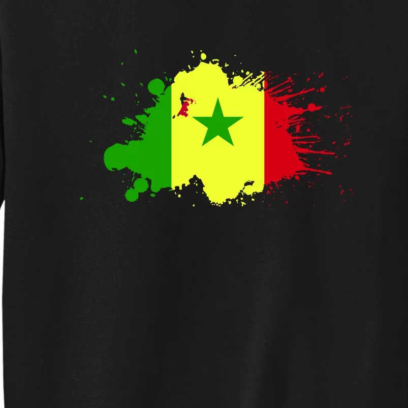 Senegal Flag Grunge Sweatshirt