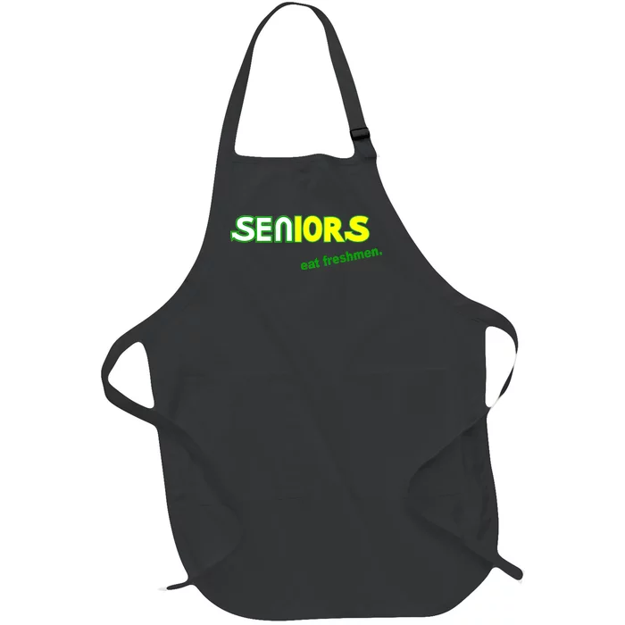 Seniors Eat Freshman Full-Length Apron With Pocket