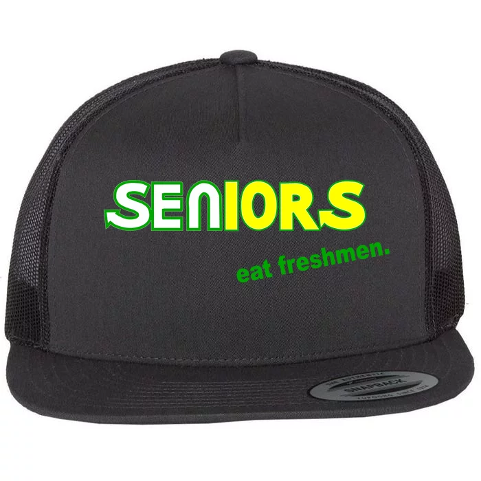 Seniors Eat Freshman Flat Bill Trucker Hat