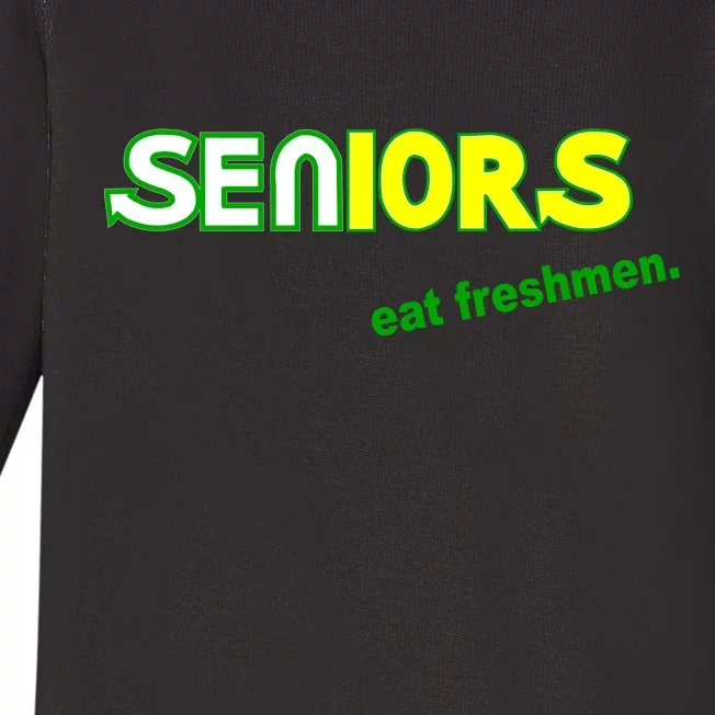 Seniors Eat Freshman Baby Long Sleeve Bodysuit