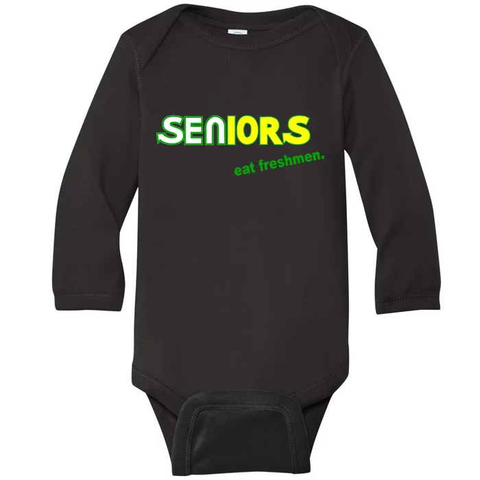 Seniors Eat Freshman Baby Long Sleeve Bodysuit