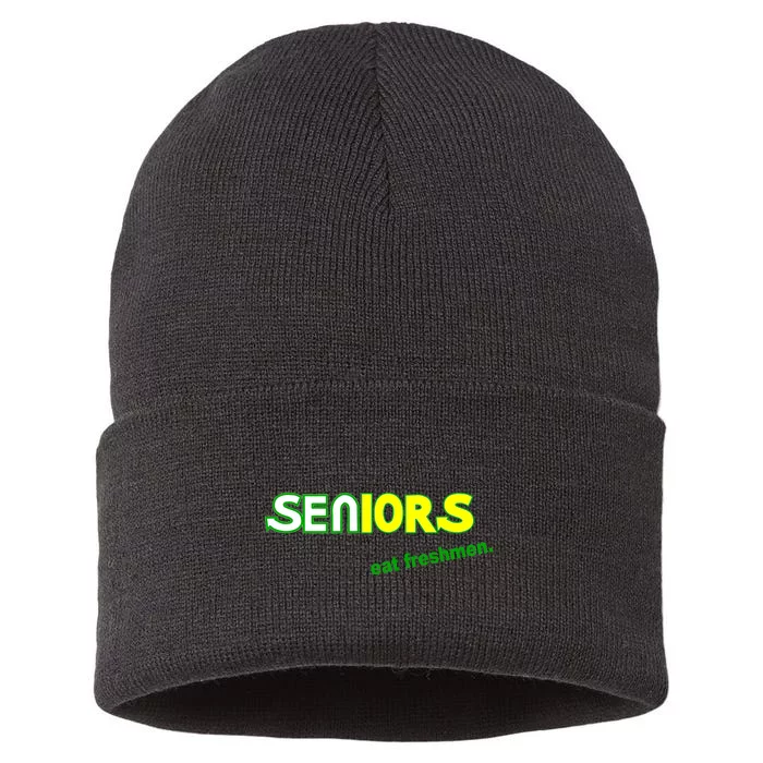 Seniors Eat Freshman Sustainable Knit Beanie