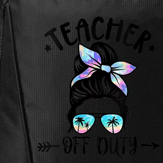 Summer End Of School Year Teacher Off Duty City Backpack