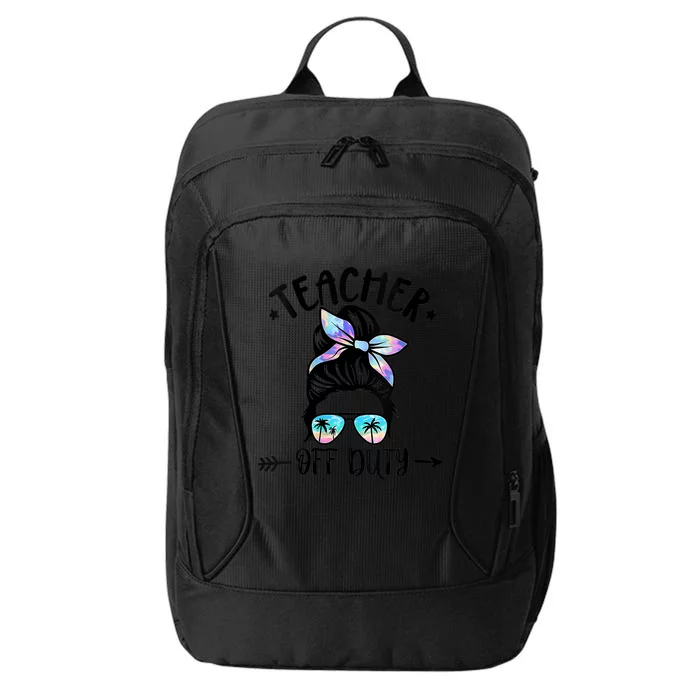 Summer End Of School Year Teacher Off Duty City Backpack